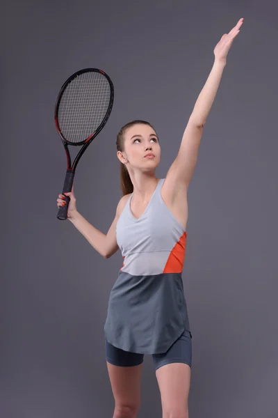 Jeune et sexy joueur de tennis — Photo