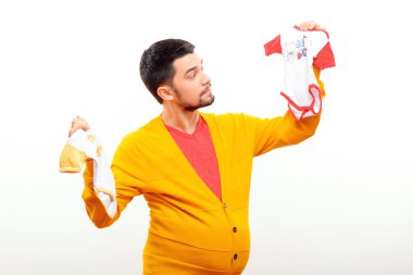 Hamile adam kavramsal görüntü