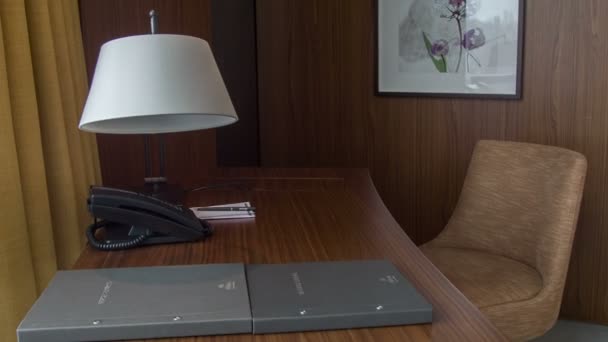 Luxury meeting room in hotel — Stock Video