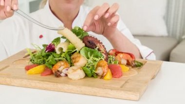 Çok lezzetli taze yemek ordövr