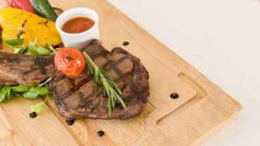 Çok lezzetli taze bir pişirme gurme yemek