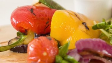 Çok lezzetli taze bir pişirme gurme yemek