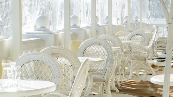 Elegante salón para celebraciones — Vídeos de Stock