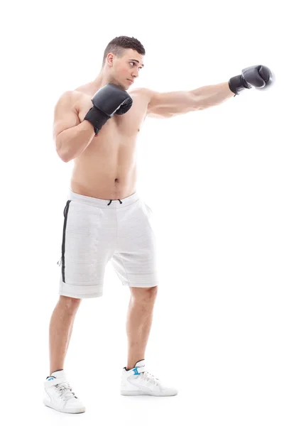 Muscled sportsman training — Stock Photo, Image