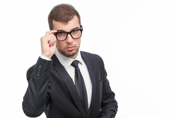 Handsome young man isolated on white — Stock Photo, Image