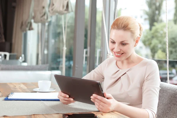 Beautiful  Businesswoman on a break — Stock fotografie