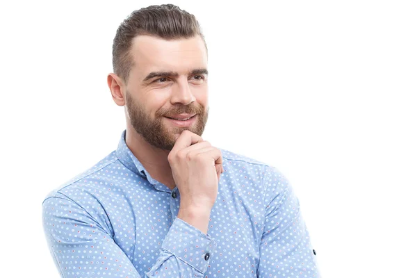 Portrait of thinking man — Stock Photo, Image