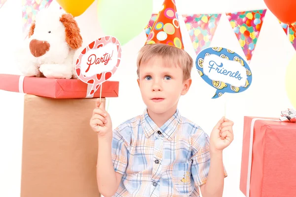 Weinig feestvarken tijdens party — Stockfoto