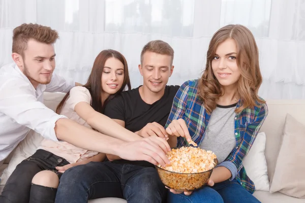 Nice friends having party — Stock Photo, Image