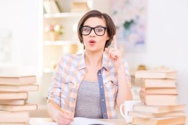 Öğrenci kız ilham.