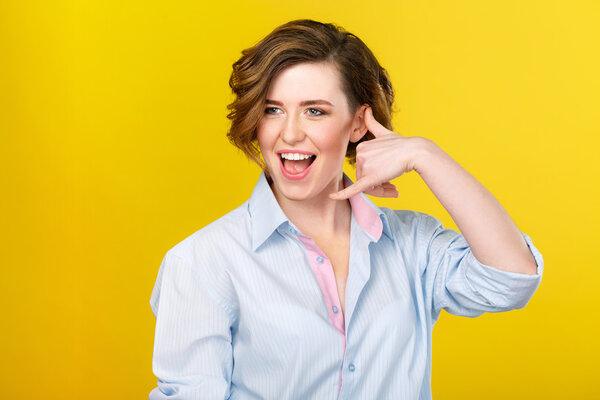 Young attractive woman