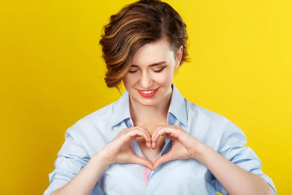 Hermosa mujer sonriente — Foto de Stock