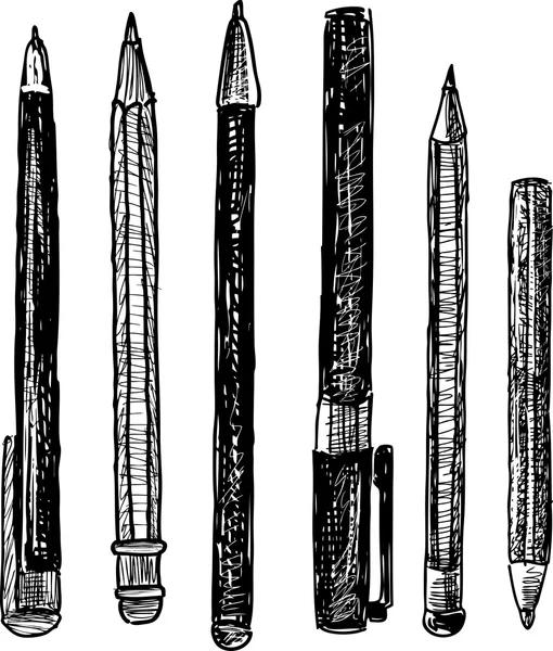 Conjunto de lápices — Archivo Imágenes Vectoriales