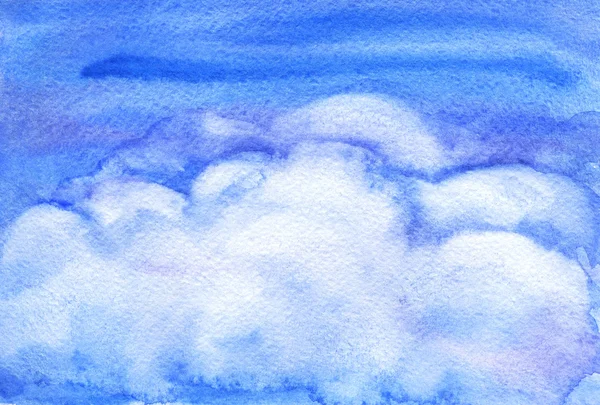 Nubes de acuarela abstracta —  Fotos de Stock