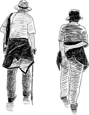 yaşlı eş taslağını