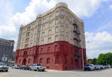 Detroit, Michigan'daki ticari ve konut binaları