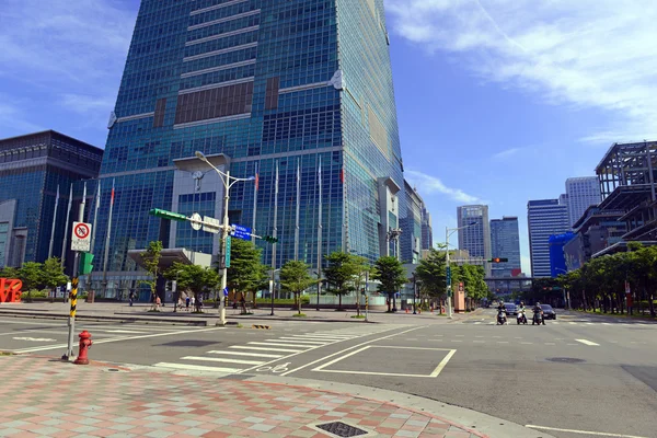 Taipei 101, a financial center, mall and prestigious address for corporate tenants — Stock Photo, Image