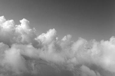 Meteoroloji, hava desen cumulus bulutları yüksek irtifada ile 