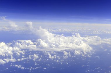 Meteoroloji, hava desen cumulus bulutları yüksek irtifada ile 