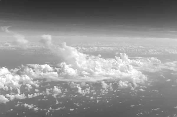 Météorologie, Modèle météorologique avec cumulus à haute altitude — Photo