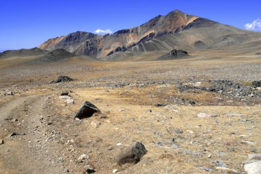 Beyaz dağ tepe, California 14er beyaz dağ aralığında, Sierra Nevada Dağları karşısında Nevada sınırında