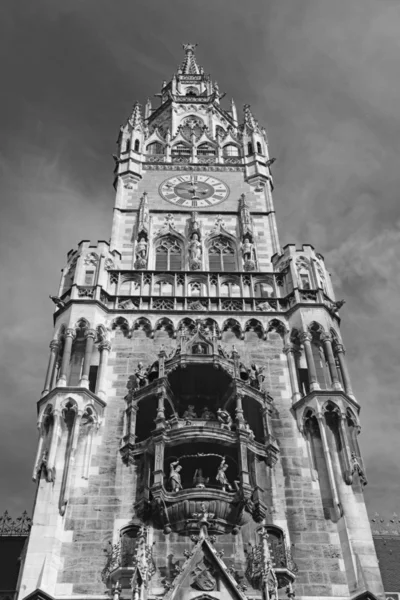 Marienplatz in centro città, Monaco di Baviera, Germania — Foto Stock