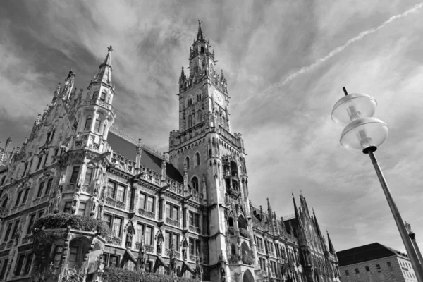 Marienplatz in the city center, Munich, Germany — Stock Photo, Image