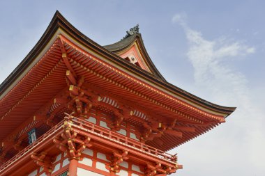 Kiyomizu dera Temple in Kyoto, Japan clipart