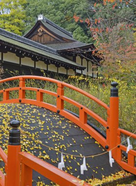 Shimogamo-jinja tapınak (Kamomioya - jinja), Kyoto, Japonya