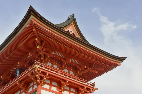 Kiyomizu dera ναός στο Κιότο, Ιαπωνία — Φωτογραφία Αρχείου