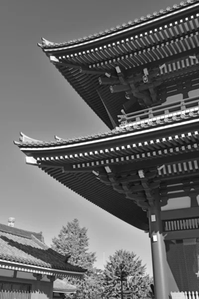 Храм сэнсодзи в Асакусе, Токио, Японии — стоковое фото