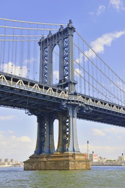 New York Landmark, Manhattan Bridge Doğu Nehri, New York üzerinden