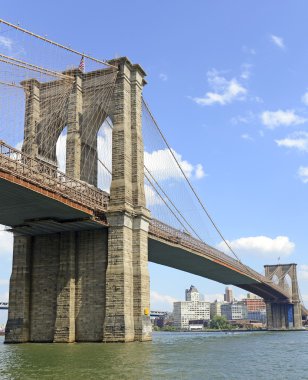 Amerikan Landmark, Brooklyn Köprüsü'nün Doğu Nehri, New York City