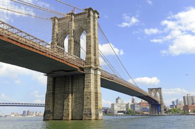 Amerikan Landmark, Brooklyn Köprüsü'nün Doğu Nehri, New York City