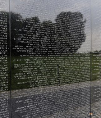 Vietnam Gazileri Anıtı, washington dc, ABD