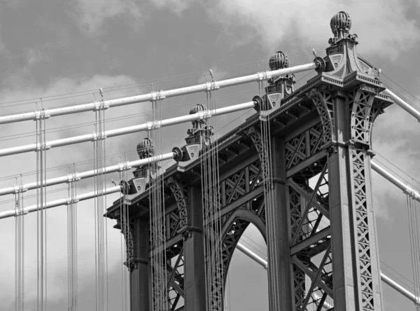 New York-i Landmark, híd Manhattan East River, New York City — Stock Fotó
