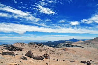 Alpine Lansdscape in the Sierra Nevada Mountains, California clipart