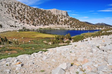 Alpine Lansdscape in the Sierra Nevada Mountains, California clipart