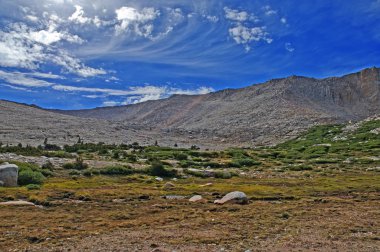 Alpine Lansdscape Sierra Nevada Dağları, Kaliforniya