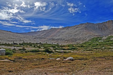 Alpine Lansdscape in the Sierra Nevada Mountains, California clipart