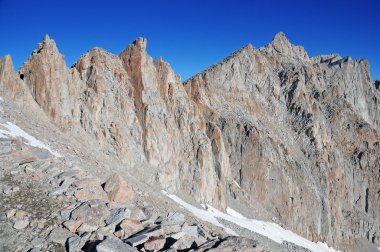 Whitney Dağı ve Sierra Tepesi, Doğu Sierra, Kaliforniya
