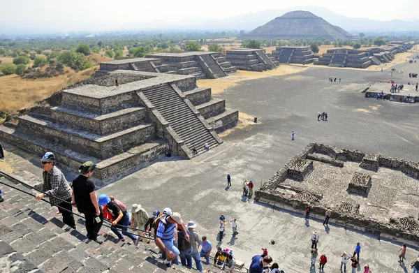 Piramitler Teotihuacan, Meksika — Stok fotoğraf