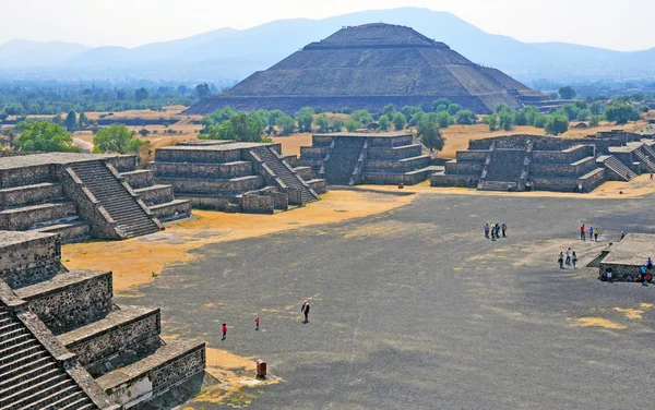 Pyramidy Teotihuacan, Mexiko — Stock fotografie