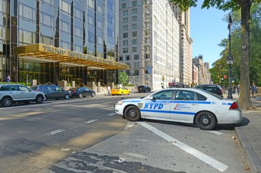 Hybrid NYPD Patrol car in New York