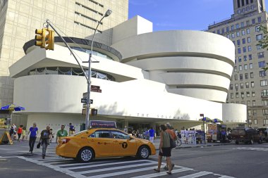 Manhattan'ın Upper East Side bölgesinde Guggenheim Müzesi