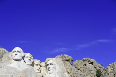 Mount Rushmore National Memorial, symbol of America located in the Black Hills, South Dakota, USA. clipart