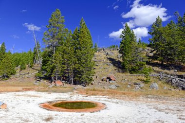 Jeotermal özellikleri Yellowstone Milli Parkı'nda