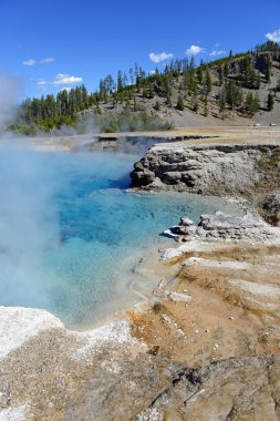 Jeotermal özellikleri Yellowstone Milli Parkı'nda