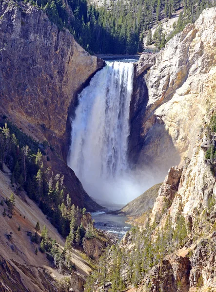 Cachoeira do Yellowstone, Grand Canyon de Yellowstone — Fotografia de Stock