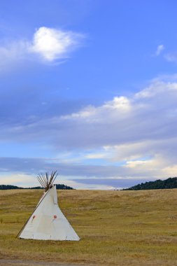 Teepee (tipi) as used by Native Americans in the Great Plains and American west